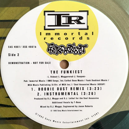 Funkdoobiest : The Funkiest (12", Promo, Cle)