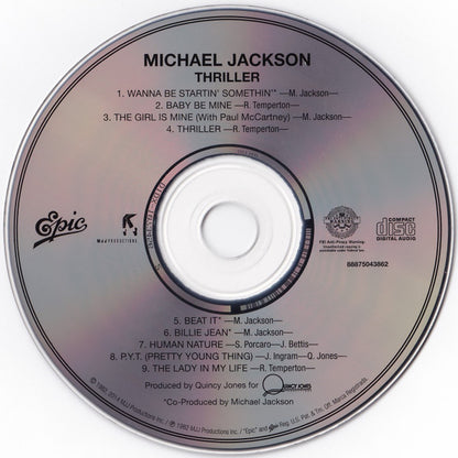 Michael Jackson : Thriller (CD, Album, RE, Ter)