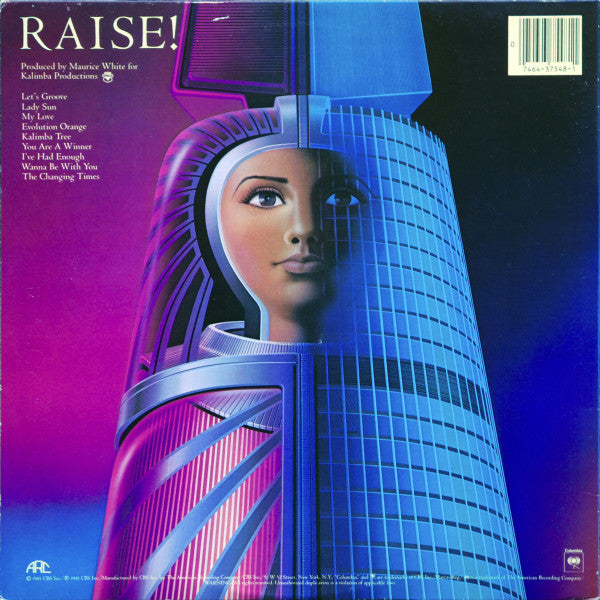 Earth, Wind & Fire : Raise! (LP, Album, Ter)