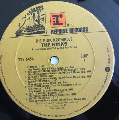 The Kinks : The Kink Kronikles (2xLP, Comp, Club, Col)
