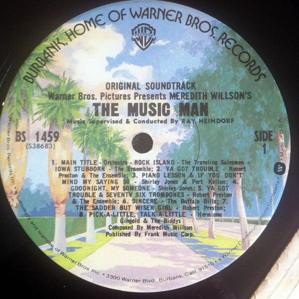 Meredith Willson : The Music Man (Original Soundtrack) (LP, Album, RE, Los)