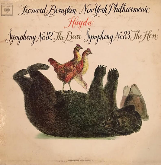Haydn*, Leonard Bernstein, New York Philharmonic : Symphony No. 82 "The Bear" / Symphony No. 83 "The Hen" (LP, Mono)
