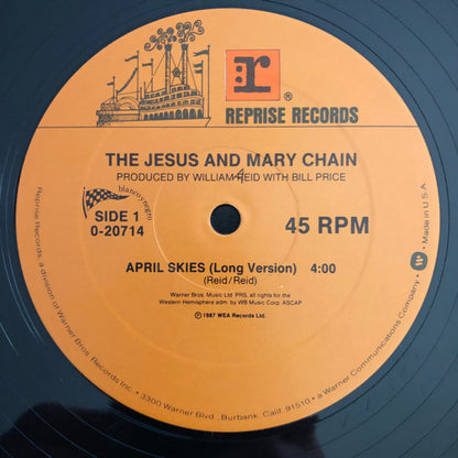 The Jesus And Mary Chain : April Skies  (12", Maxi, All)