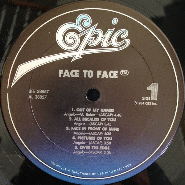 Face To Face (3) : Face To Face (LP, Album, Pit)