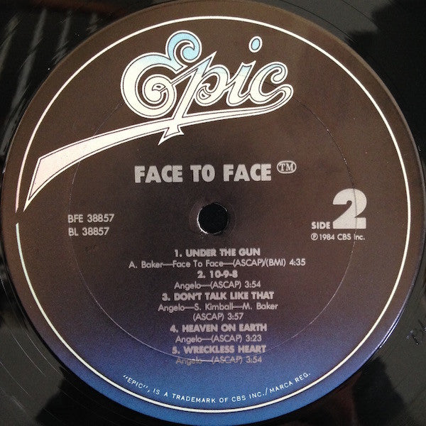 Face To Face (3) : Face To Face (LP, Album, Pit)