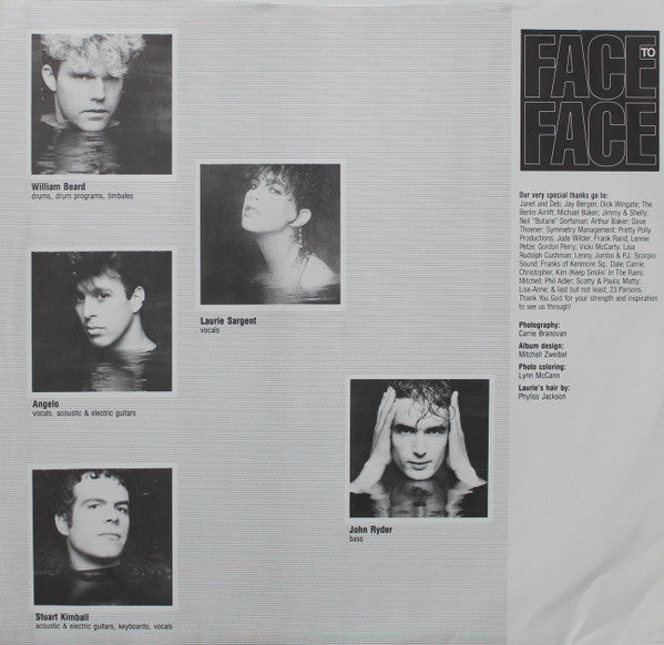 Face To Face (3) : Face To Face (LP, Album, Pit)