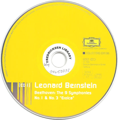 Leonard Bernstein, Beethoven* : The 9 Symphonies (5xCD, Comp + Box, RE)
