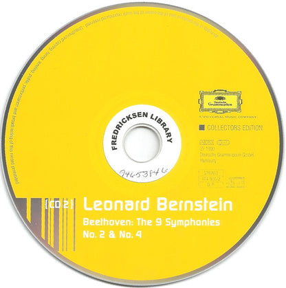 Leonard Bernstein, Beethoven* : The 9 Symphonies (5xCD, Comp + Box, RE)