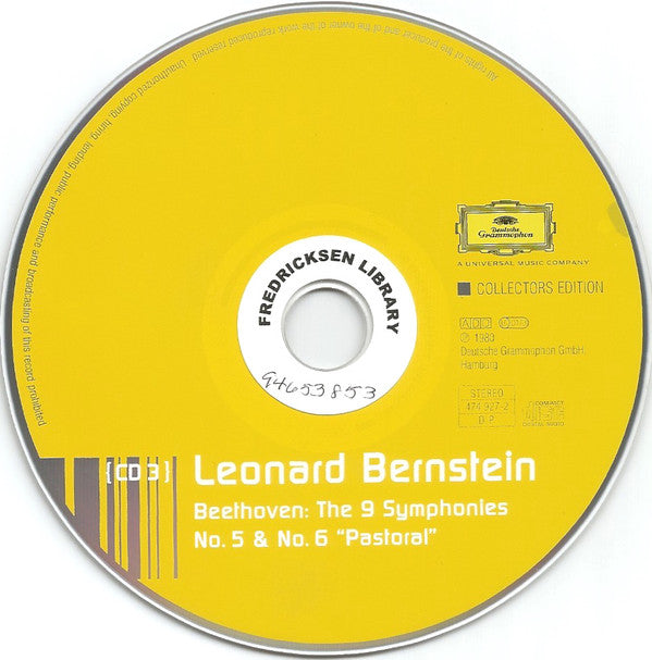 Leonard Bernstein, Beethoven* : The 9 Symphonies (5xCD, Comp + Box, RE)