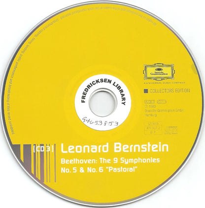 Leonard Bernstein, Beethoven* : The 9 Symphonies (5xCD, Comp + Box, RE)