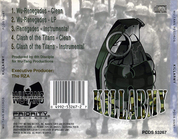 Killarmy : Wu-Renegades / Clash Of The Titans (CD, Single)