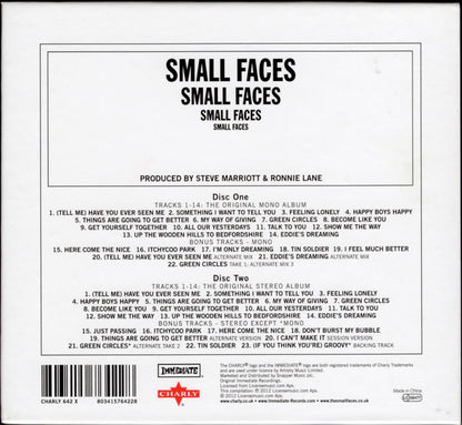 Small Faces : Small Faces (2xCD, Album, RE, RM)