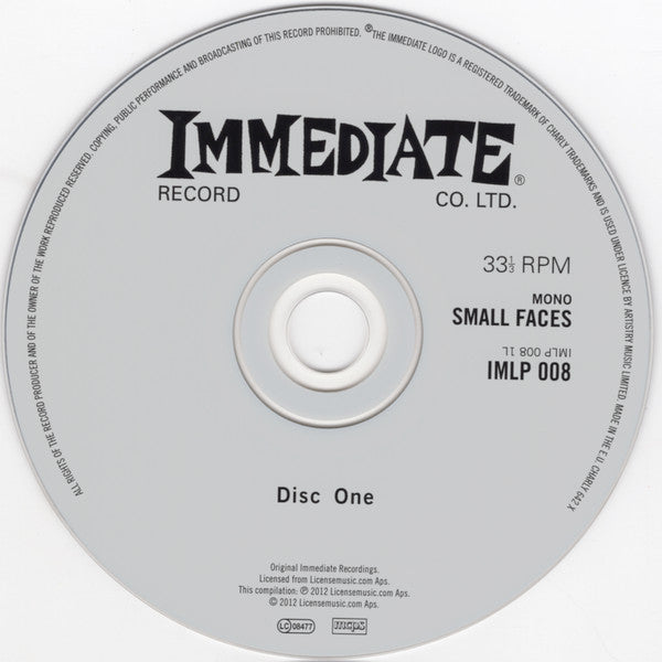 Small Faces : Small Faces (2xCD, Album, RE, RM)