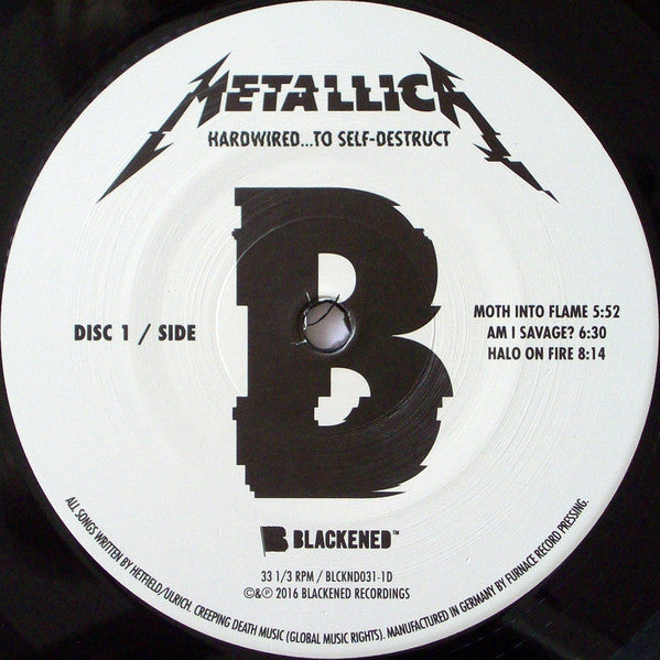 Metallica : Hardwired...To Self-Destruct (2xLP, Album, 180)
