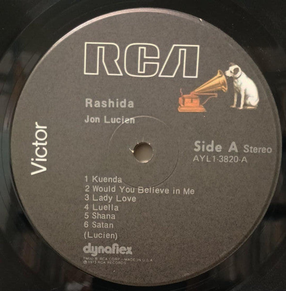 Jon Lucien : Rashida (LP, Album, RE)