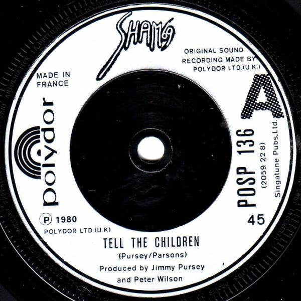 Sham 69 : Tell The Children (7", Single, Sil)