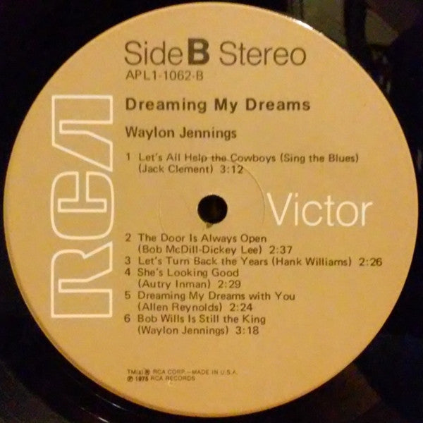 Waylon* : Dreaming My Dreams (LP, Album, Ind)