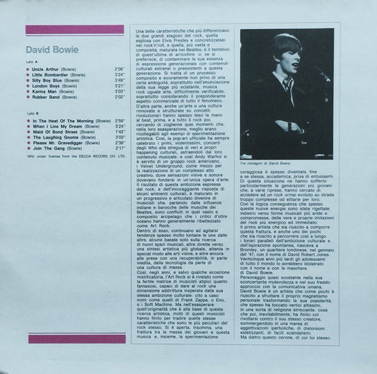 David Bowie : David Bowie (LP, Comp)