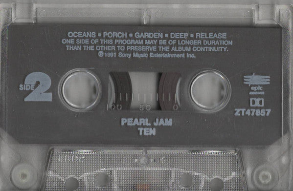Pearl Jam : Ten (Cass, Album, Dol)
