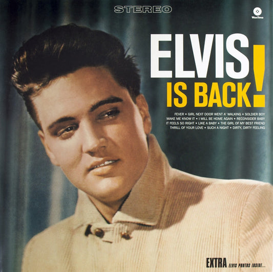 Elvis Presley : Elvis Is Back! (LP, Album, RE, 180)