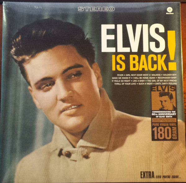 Elvis Presley : Elvis Is Back! (LP, Album, RE, 180)