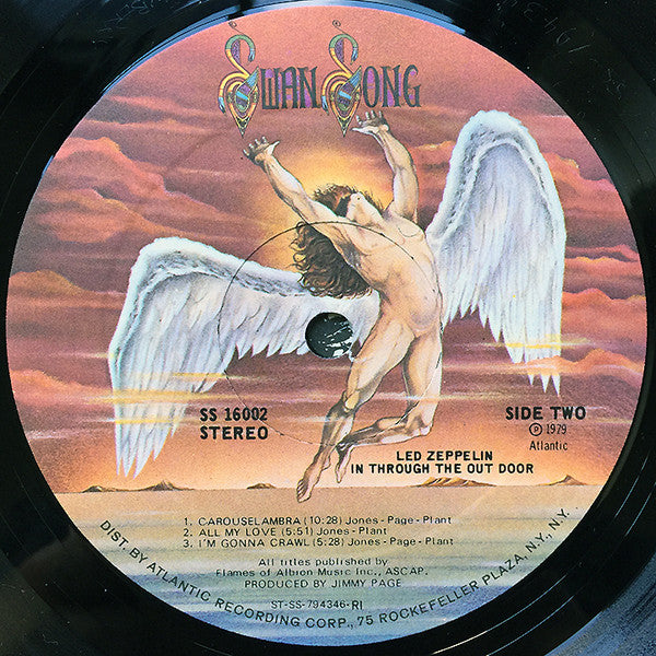 Led Zeppelin : In Through The Out Door (LP, Album, "A")