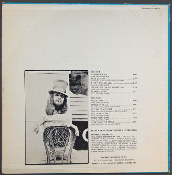 Leon Russell : Leon Russell (LP, Album, RE, RP, Win)