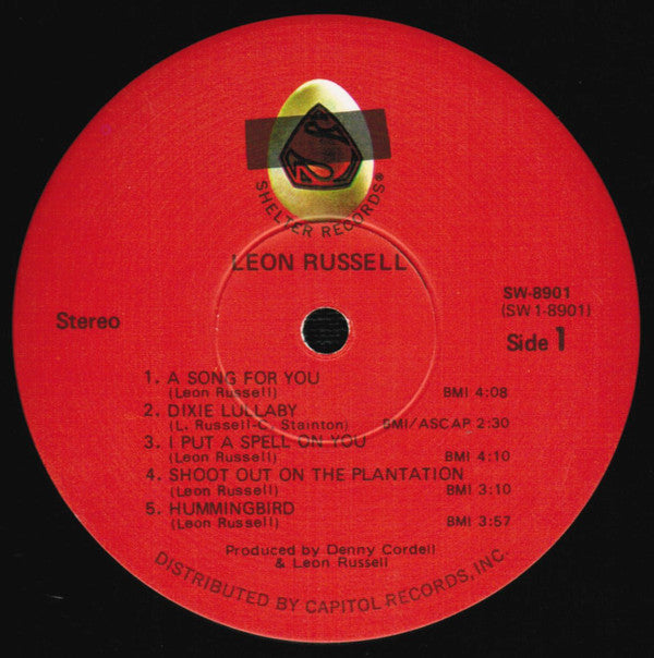 Leon Russell : Leon Russell (LP, Album, RE, RP, Win)