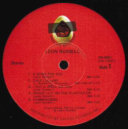 Leon Russell : Leon Russell (LP, Album, RE, RP, Win)