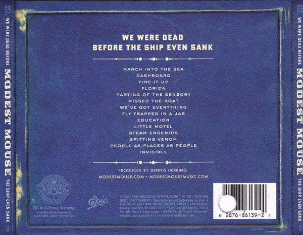 Modest Mouse : We Were Dead Before The Ship Even Sank (CD, Album, Son)