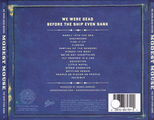 Modest Mouse : We Were Dead Before The Ship Even Sank (CD, Album, Son)