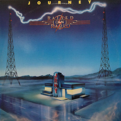 Journey : Raised On Radio (LP, Album, Pit)