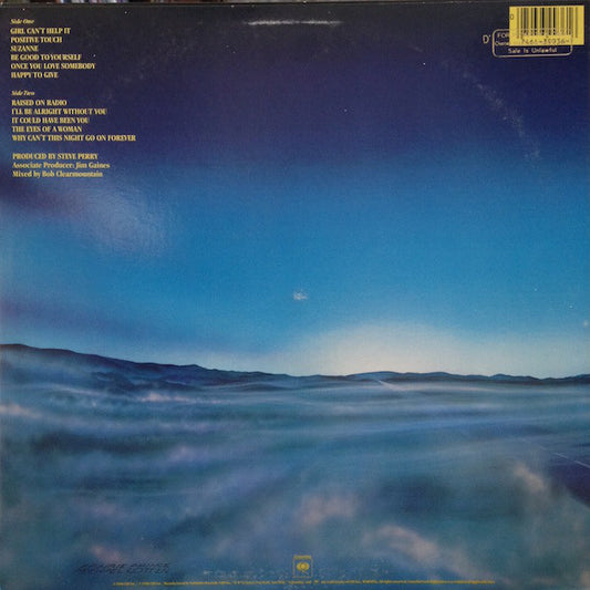 Journey : Raised On Radio (LP, Album, Pit)