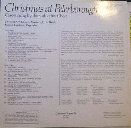The Cathedral Choir* : Christmas At Peterborough (Carols Sung By The Cathedral Choir) (LP, Album)