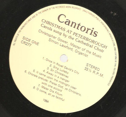 The Cathedral Choir* : Christmas At Peterborough (Carols Sung By The Cathedral Choir) (LP, Album)