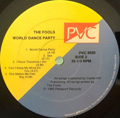 The Fools : World Dance Party (LP, Album, Hub)