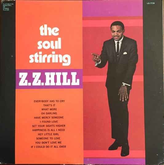 Z.Z. Hill : The Soul Stirring Z.Z. Hill (LP, RE)