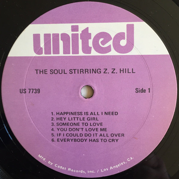 Z.Z. Hill : The Soul Stirring Z.Z. Hill (LP, RE)