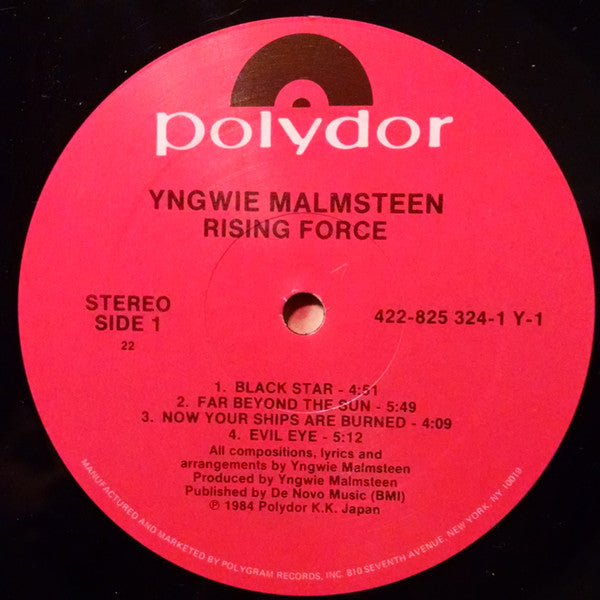 Yngwie J. Malmsteen* : Rising Force (LP, Album, ARC)