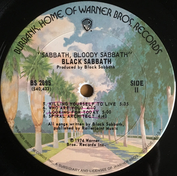 Black Sabbath : Sabbath Bloody Sabbath (LP, Album, Pit)