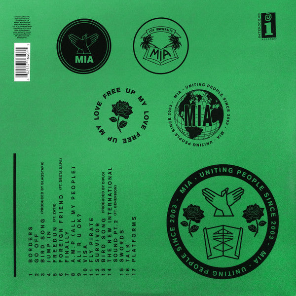 MIA* : AIM (2xLP, Album)