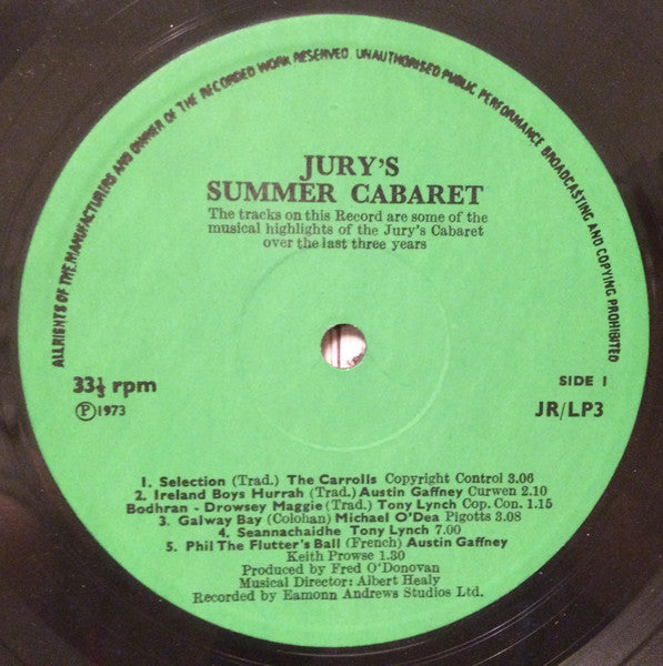 Various : New Jury's Summer Cabaret (LP)