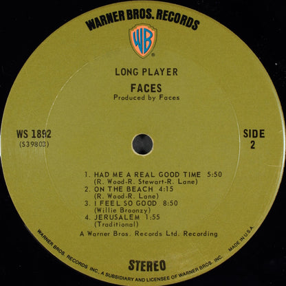 Faces (3) : Long Player (LP, Album, Pit)