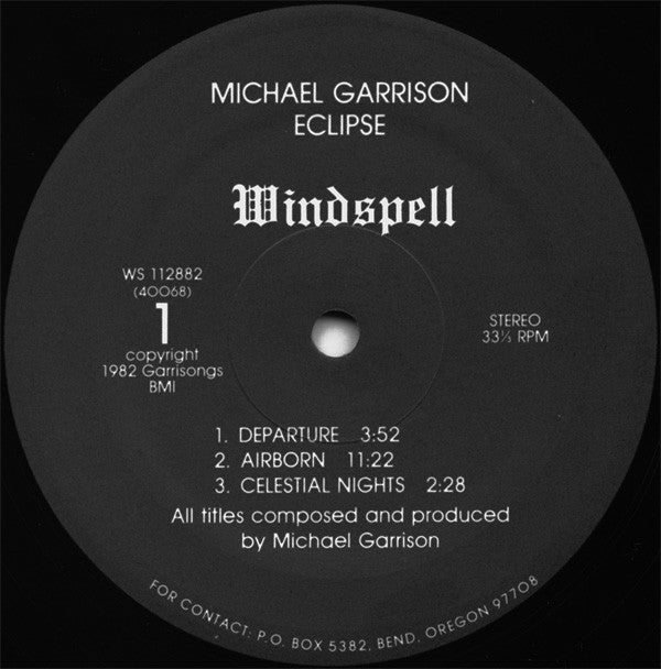 Michael Garrison : Eclipse (LP, Album)