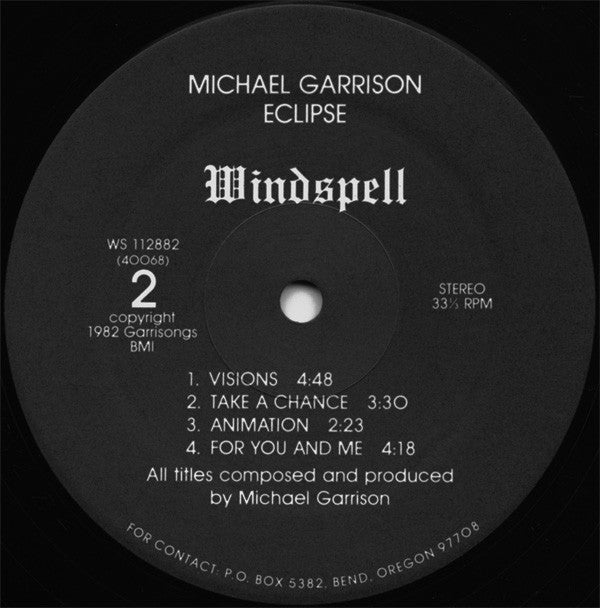 Michael Garrison : Eclipse (LP, Album)
