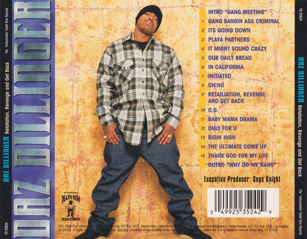 Daz Dillinger : Retaliation, Revenge And Get Back (CD, Album)