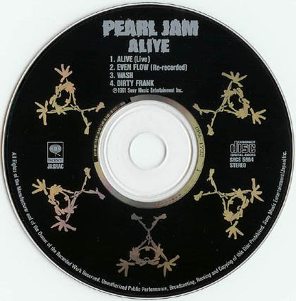 Pearl Jam : Alive (CD, EP)