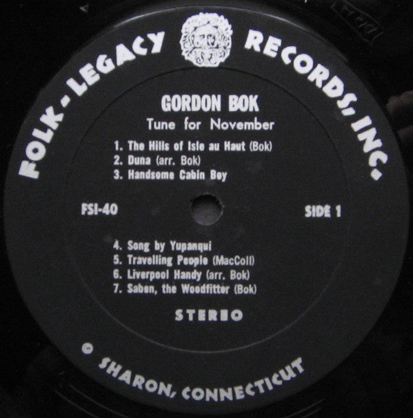 Gordon Bok : A Tune For November (LP, Album)