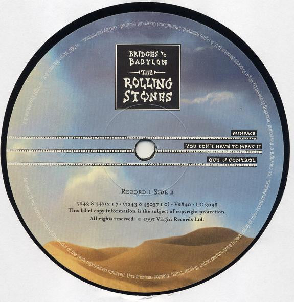 The Rolling Stones : Bridges To Babylon (2xLP, Album)