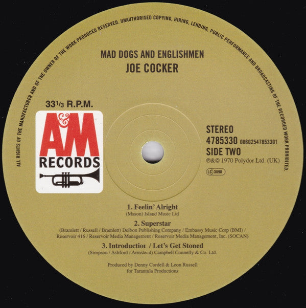 Joe Cocker : Mad Dogs & Englishmen (2xLP, RE, 180)